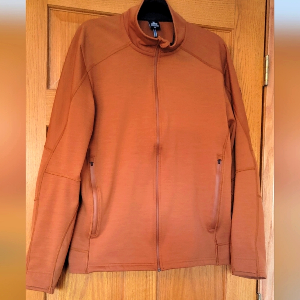 Kuhl brand rust zip down performance jacket, men's XL